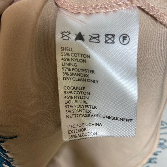 ANTHROPOLOGIE Maeve Emerald Green Lace Elsa Peplum Waist Dress Size Small - Picture 8 of 8